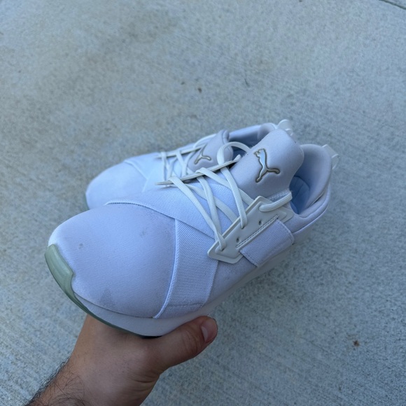 Womens White Puma Shoes - Picture 4 of 10